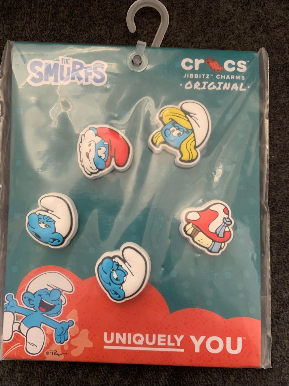 Original Crocs Jibbitz The Smurfs Shoe
Charms 5-Pack